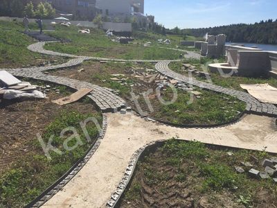 Укладка тротуарной плитки